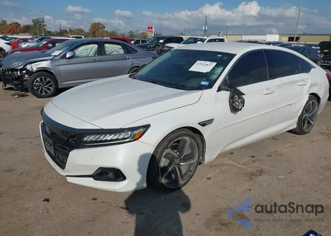 2021 Honda Accord Sport Special Edition из США, поврежденный, VIN 1HGCV1F4XMA108240